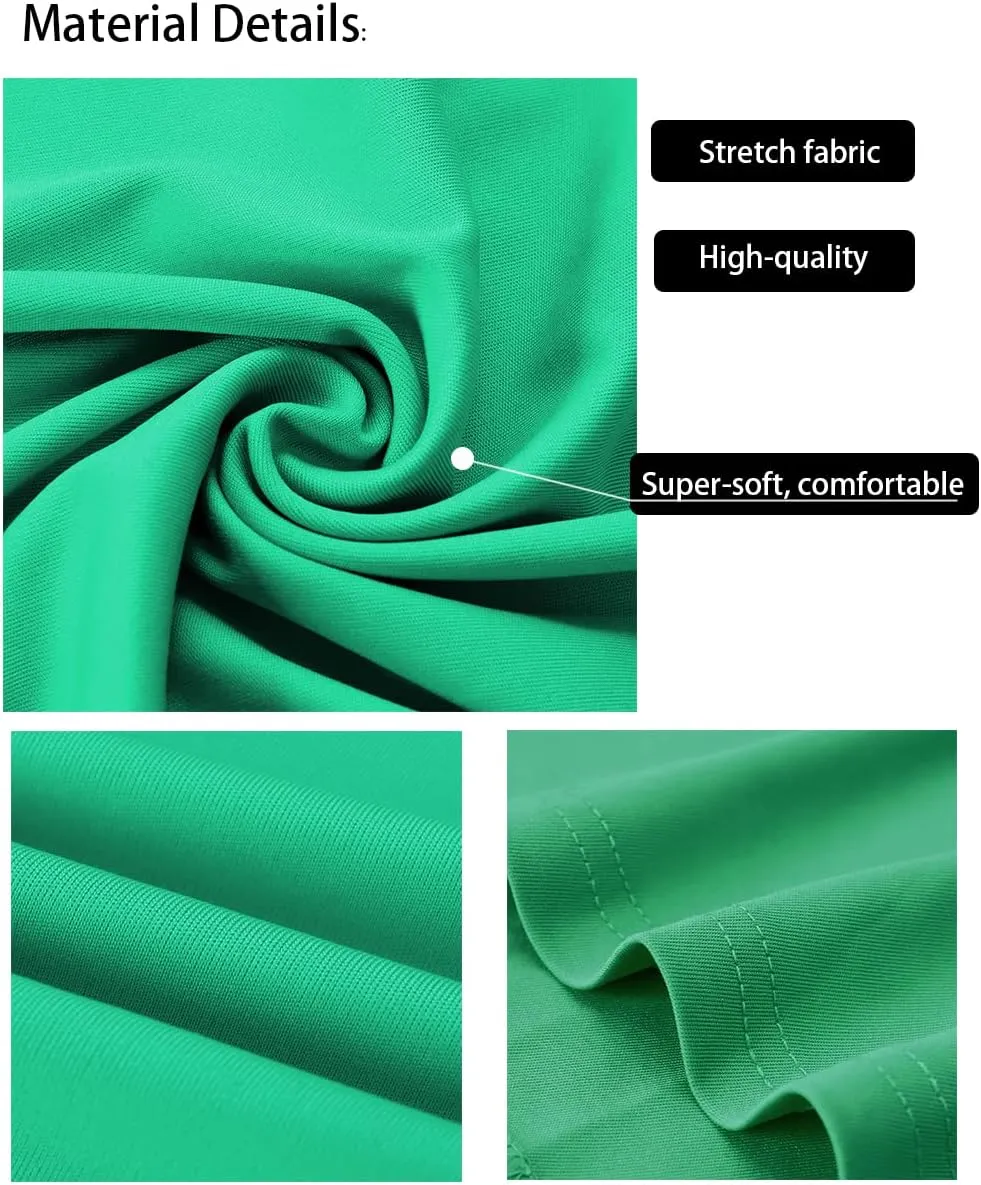 Womens Elegant Off Shoulder Short Sleeve Belted Side Slit Cocktail Party Swing Dress with Pockets