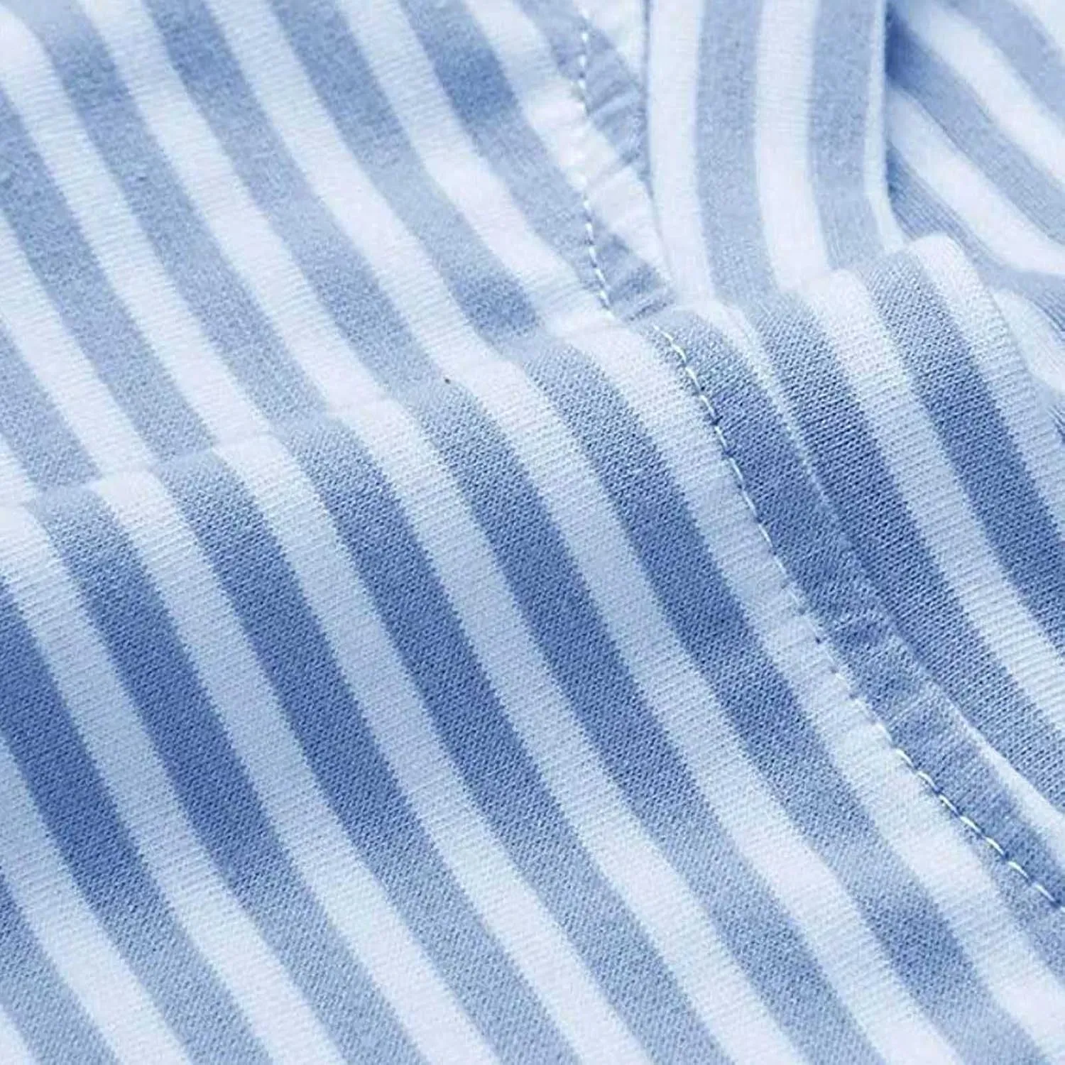 Women's Summer Dresses 2023 Casual Striped Sundresses Short Sleeve T-Shirt Dress Tie Waist Dress with Pockets Skirts