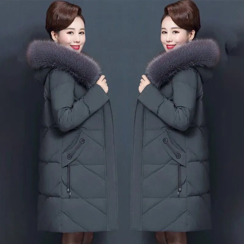 Women's Warm Hooded Cotton-Padded Jacket