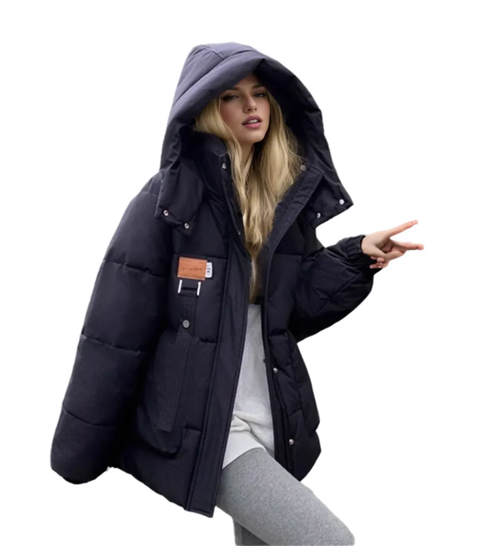 WPJ25002 100% Textured Nylon Women's Padded Warm Jacket