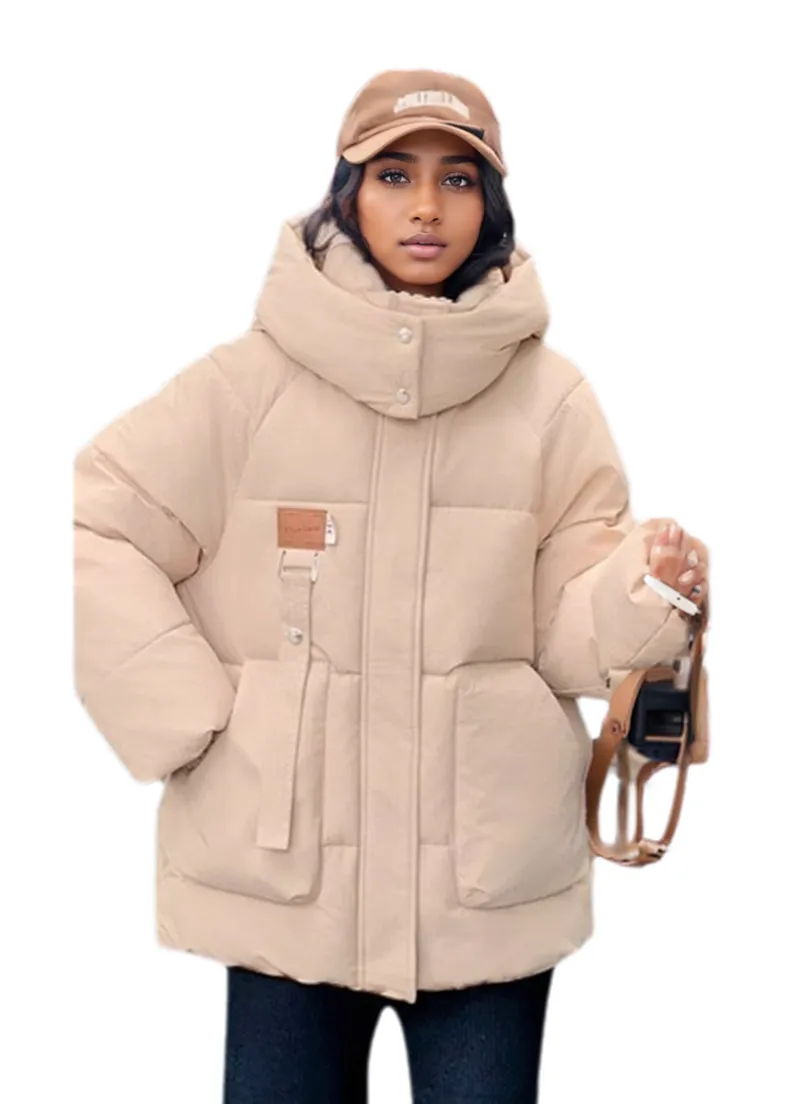 WPJ25002 100% Textured Nylon Women's Padded Warm Jacket