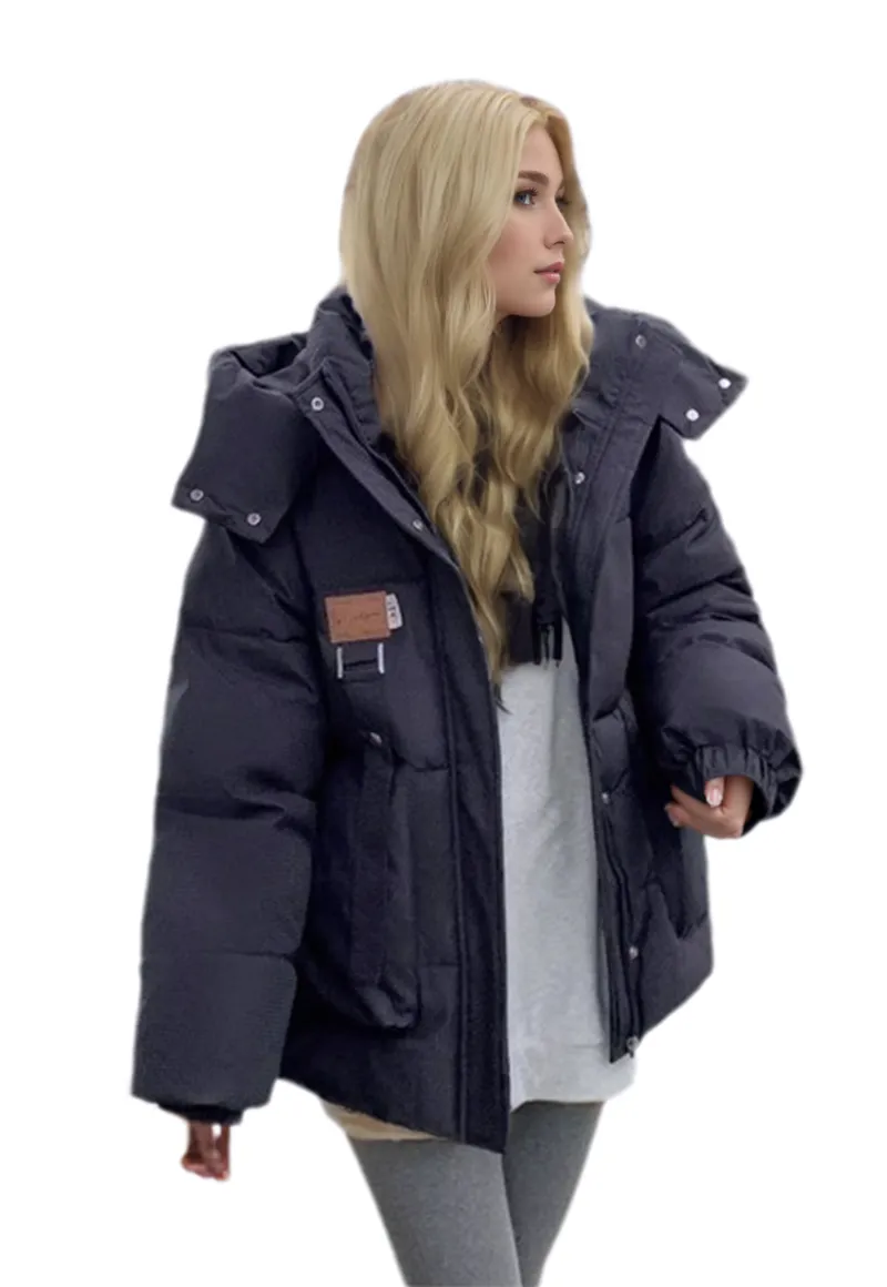 WPJ25002 100% Textured Nylon Women's Padded Warm Jacket