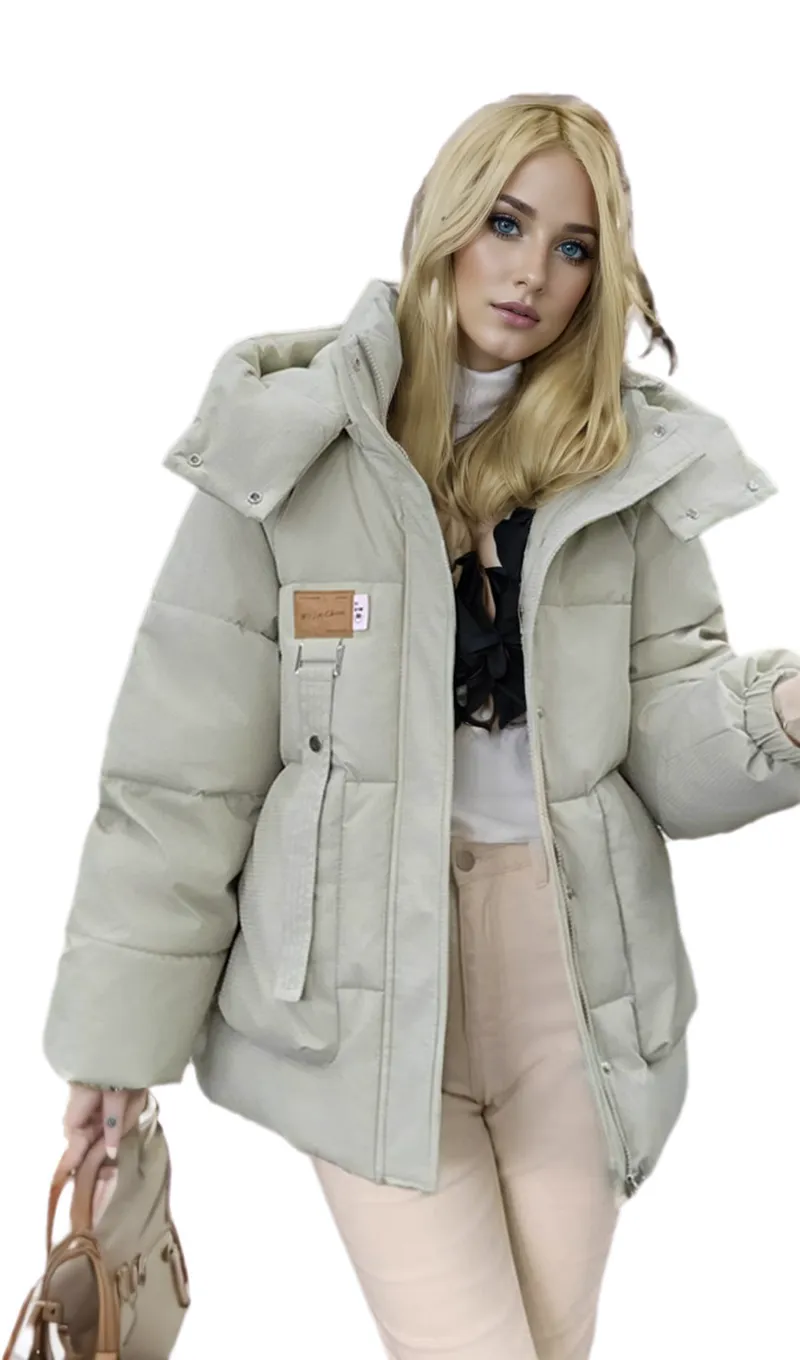 WPJ25002 100% Textured Nylon Women's Padded Warm Jacket