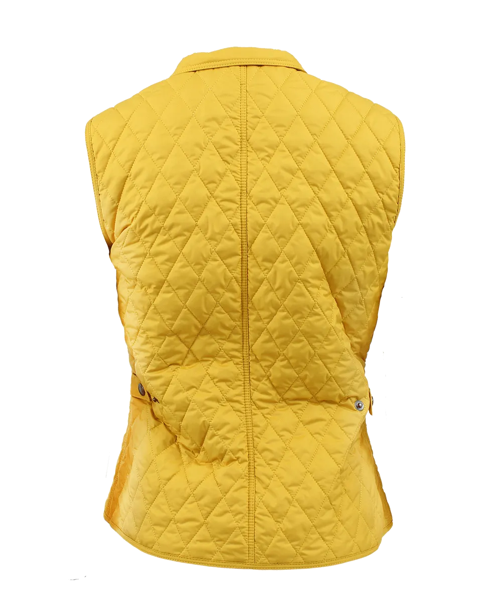 Yellow Quilt Weskit Vest