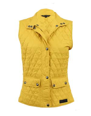 Yellow Quilt Weskit Vest