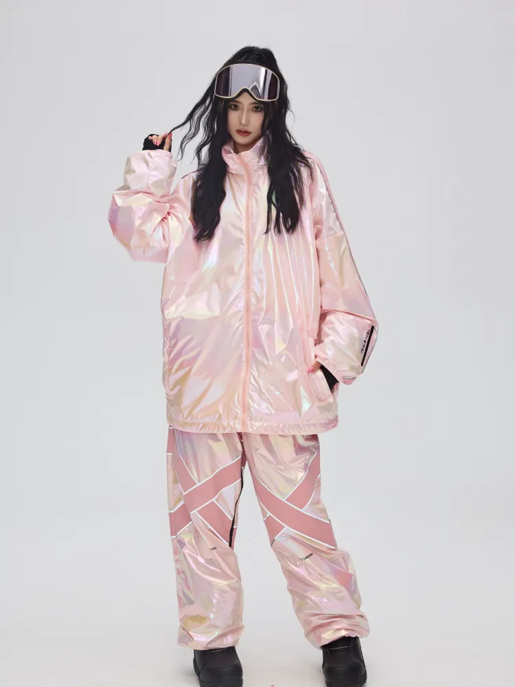 Yetisnow Gradient Pink Jacket - Women's