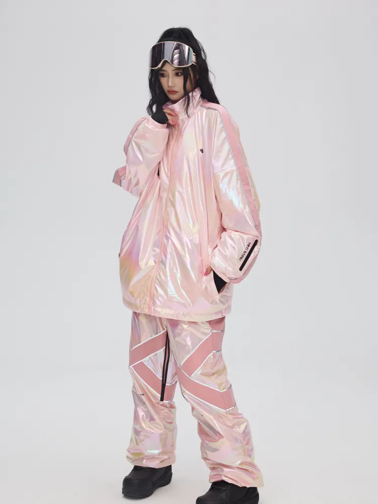 Yetisnow Gradient Pink Jacket - Women's
